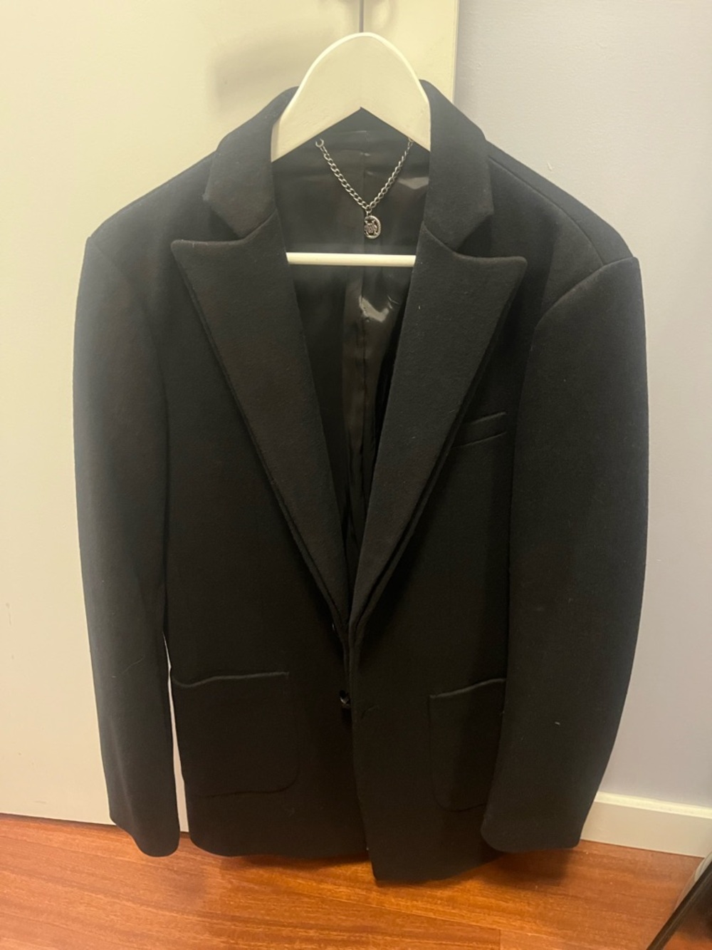 Men's Black Single-Breasted Tuxedo Jacket